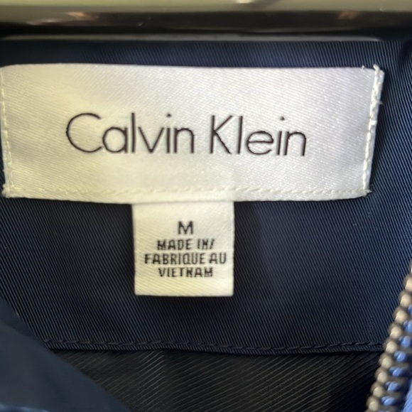Calvin Klein Jacket with Hood Size M Navy Blue - Picture 5 of 8